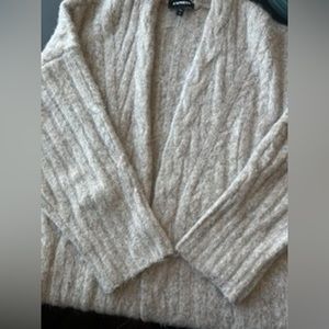 Express Cable Knit Duster Cardigan 🤎 NWT